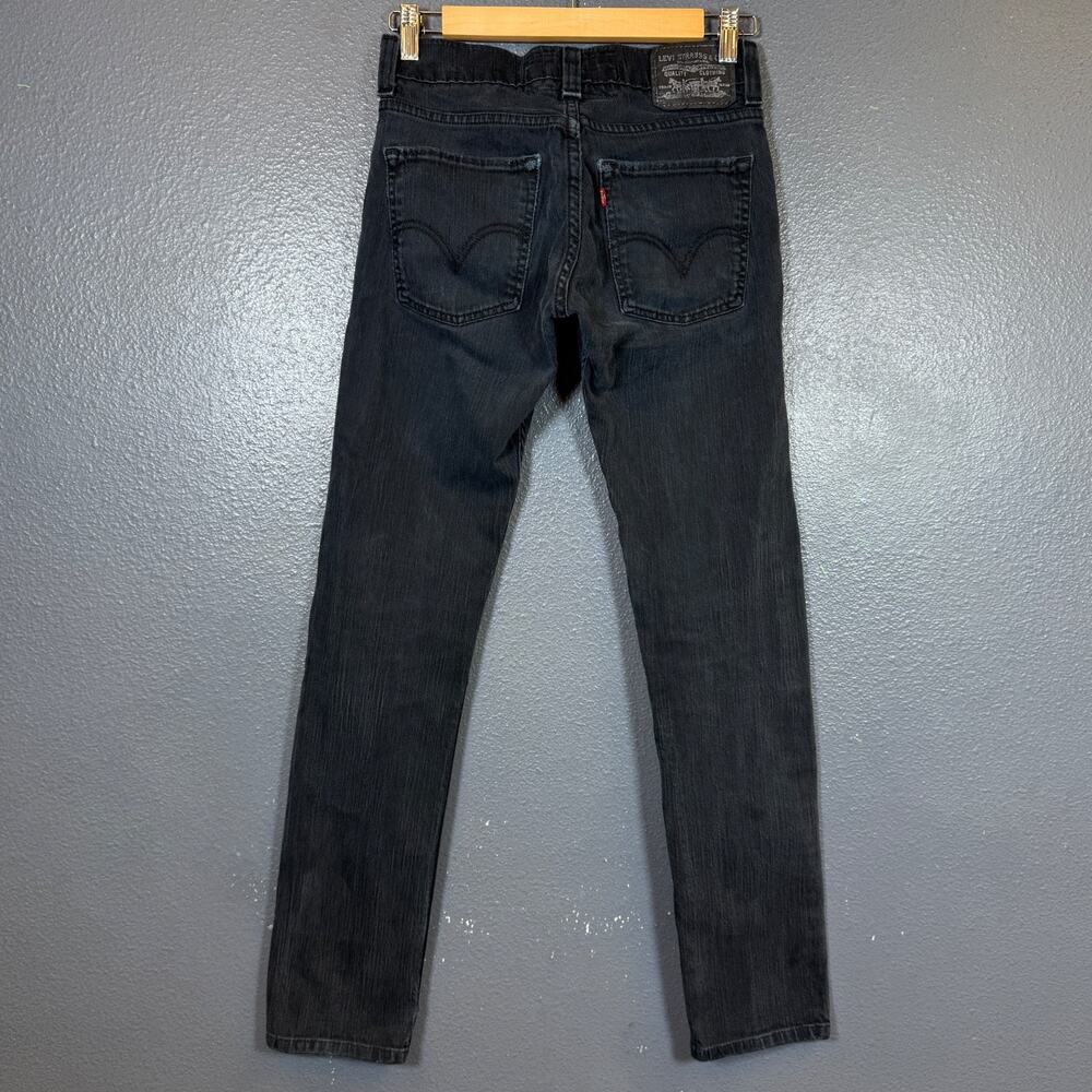 Levi’s 28/30 women’s black denim jeans 511 skinny vintage pants y2k